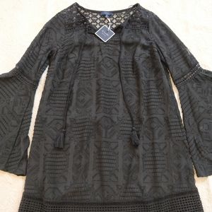 Kaari blue Black Dress